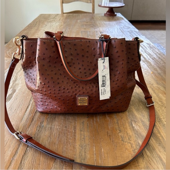 DOONEY & BOURKE Barlow Cognac Handbag - Picture 1 of 9